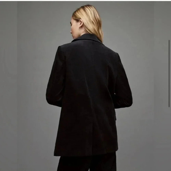 NEW All Saints Adlai Corduroy Double-Breasted Blazer Jacket size US 2 - Picture 14 of 16